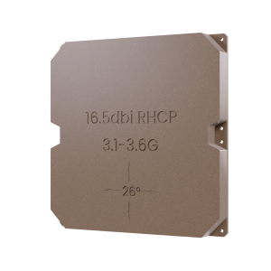 Video Patch Antenna FT 3.1–3.6GHz 16.5dBi RHCP